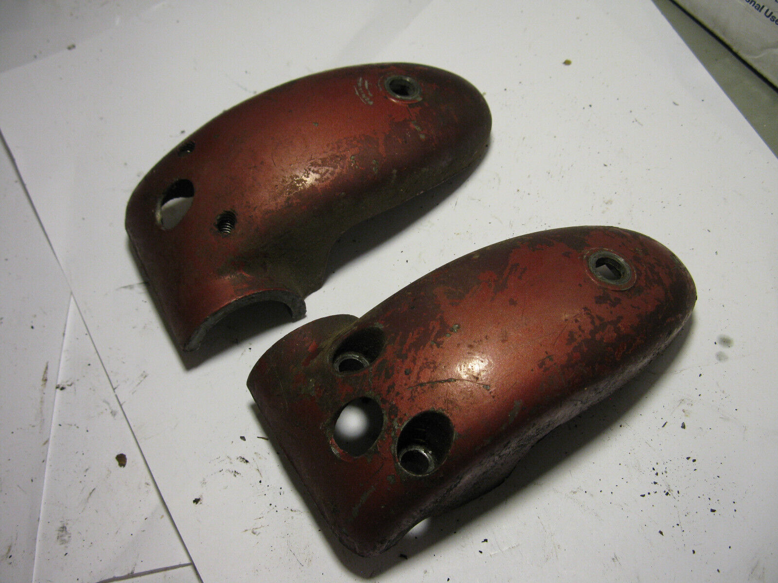 (image for) bracket cover cap antique Johnson FD-10 outboard - Click Image to Close