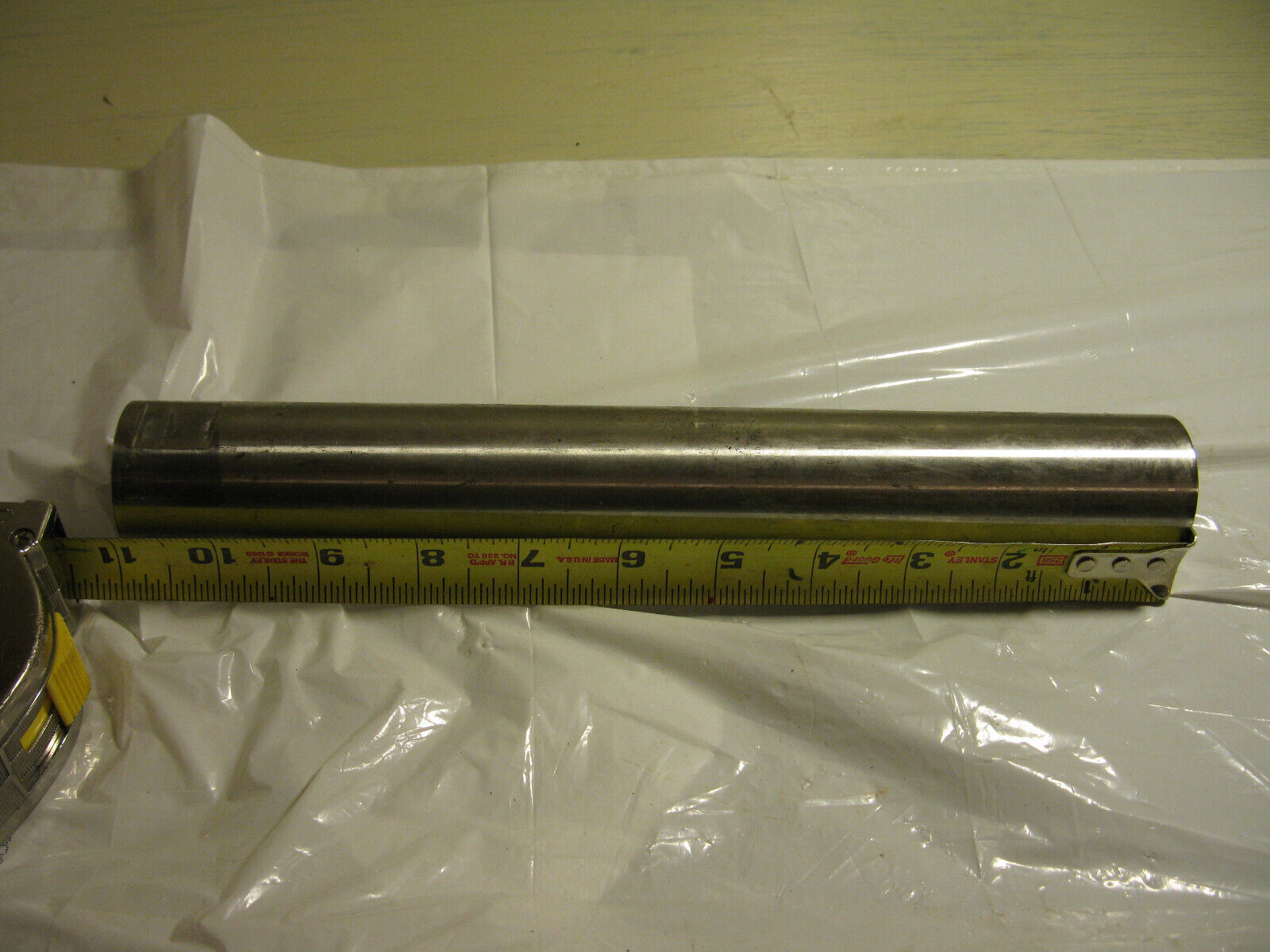 (image for) 1.57 OD pin clevis steel shaft 11 inch length 1.5 oversize 1 1/2" - Click Image to Close