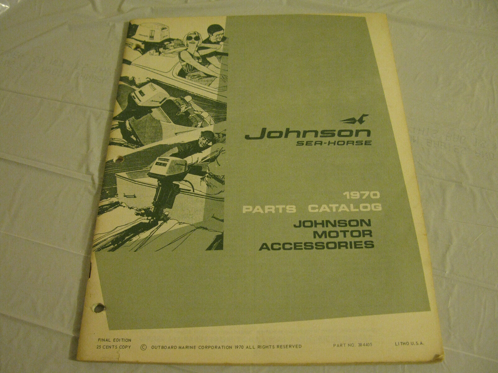 (image for) 1970 johnson outboard accessories parts catalog - Click Image to Close