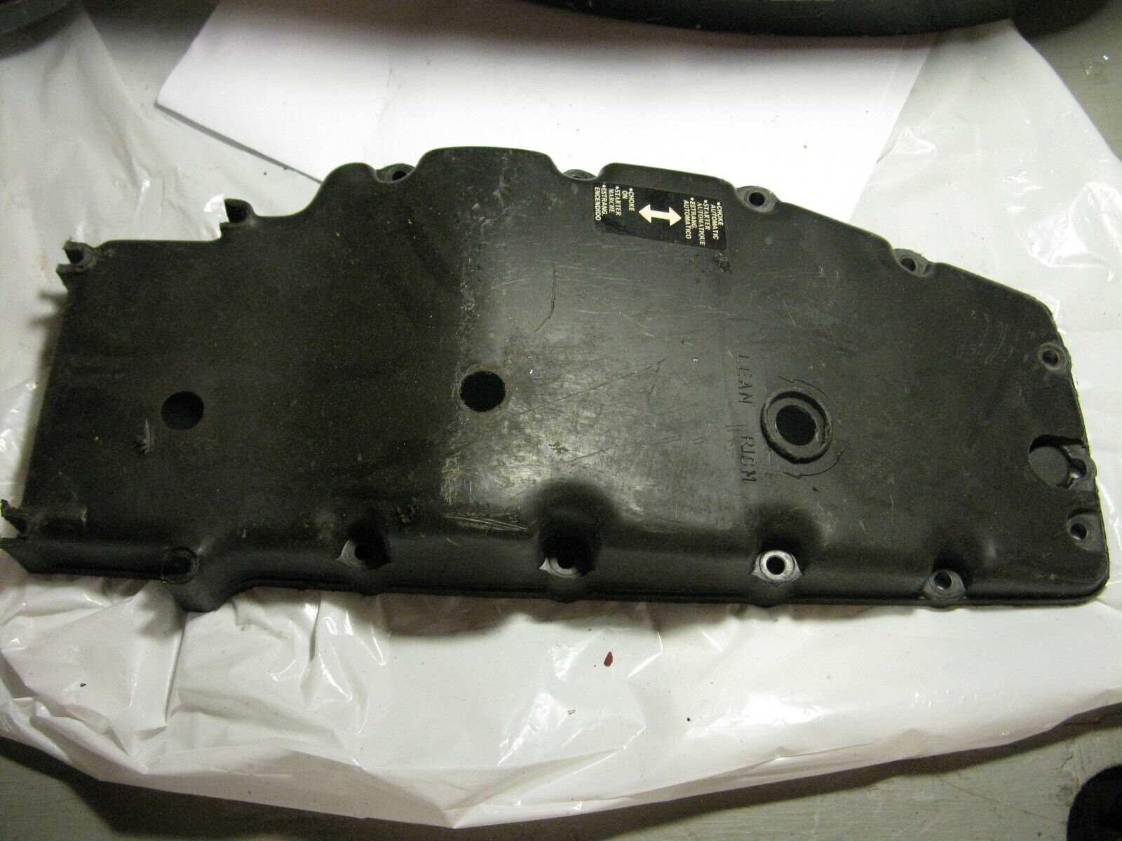 (image for) Intake cover large 2 stroke Suzuki outboard - Click Image to Close