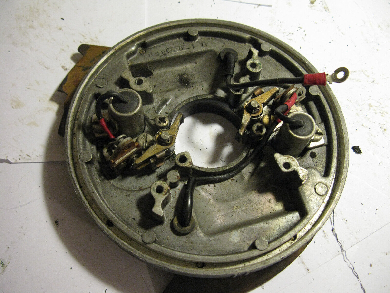 (image for) ignition plate powerhead engine Johnson QD-19 outboard - Click Image to Close