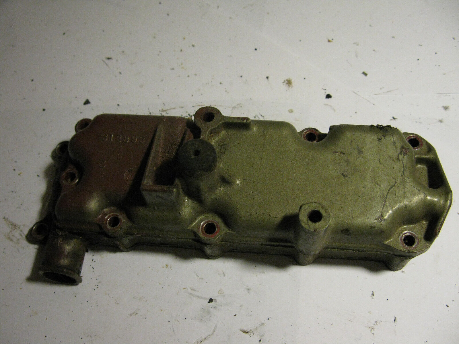 (image for) cover motor part green Johnson 9R73B outboard motor - Click Image to Close