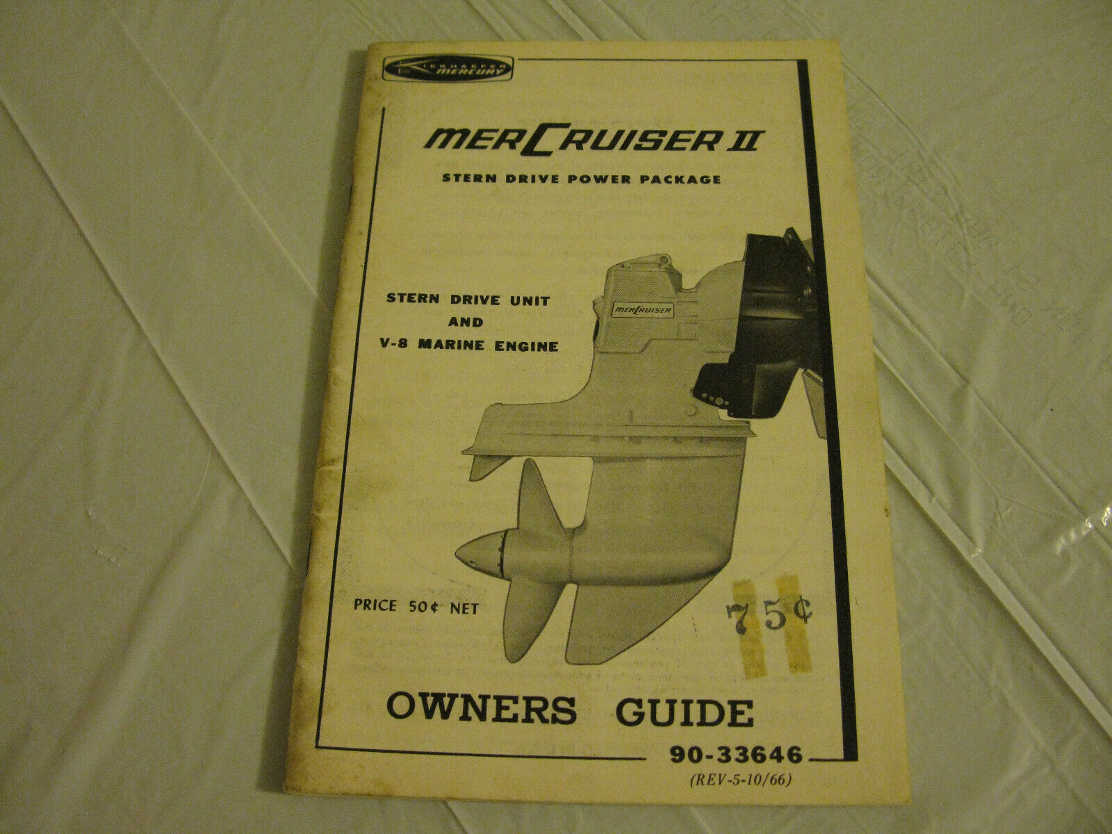 (image for) 1960s Mercruiser owners guide owners manual - Click Image to Close