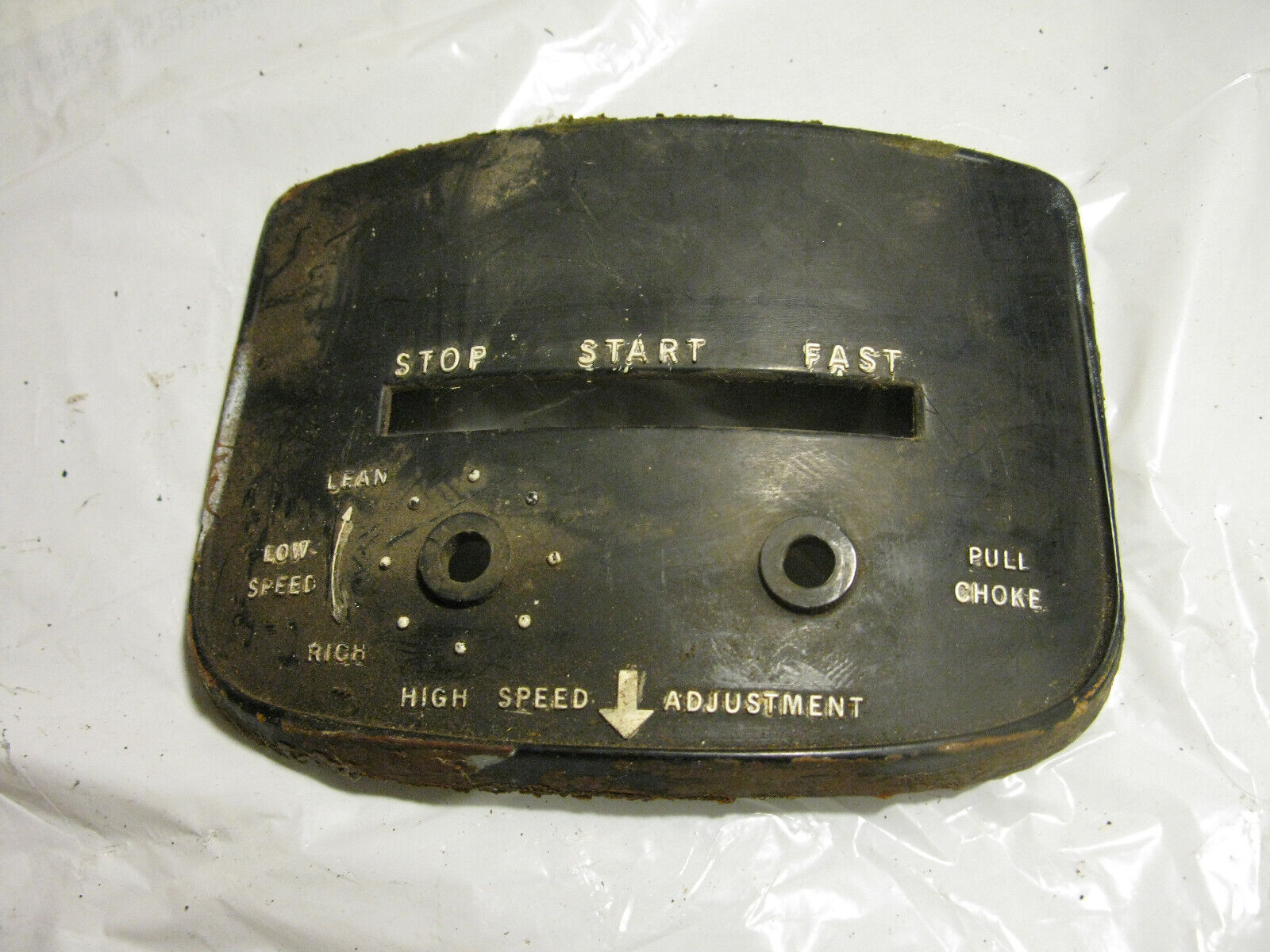 (image for) cover face plate Sears T-634-10A Tecumseh outboard motor 3.6 4 - Click Image to Close