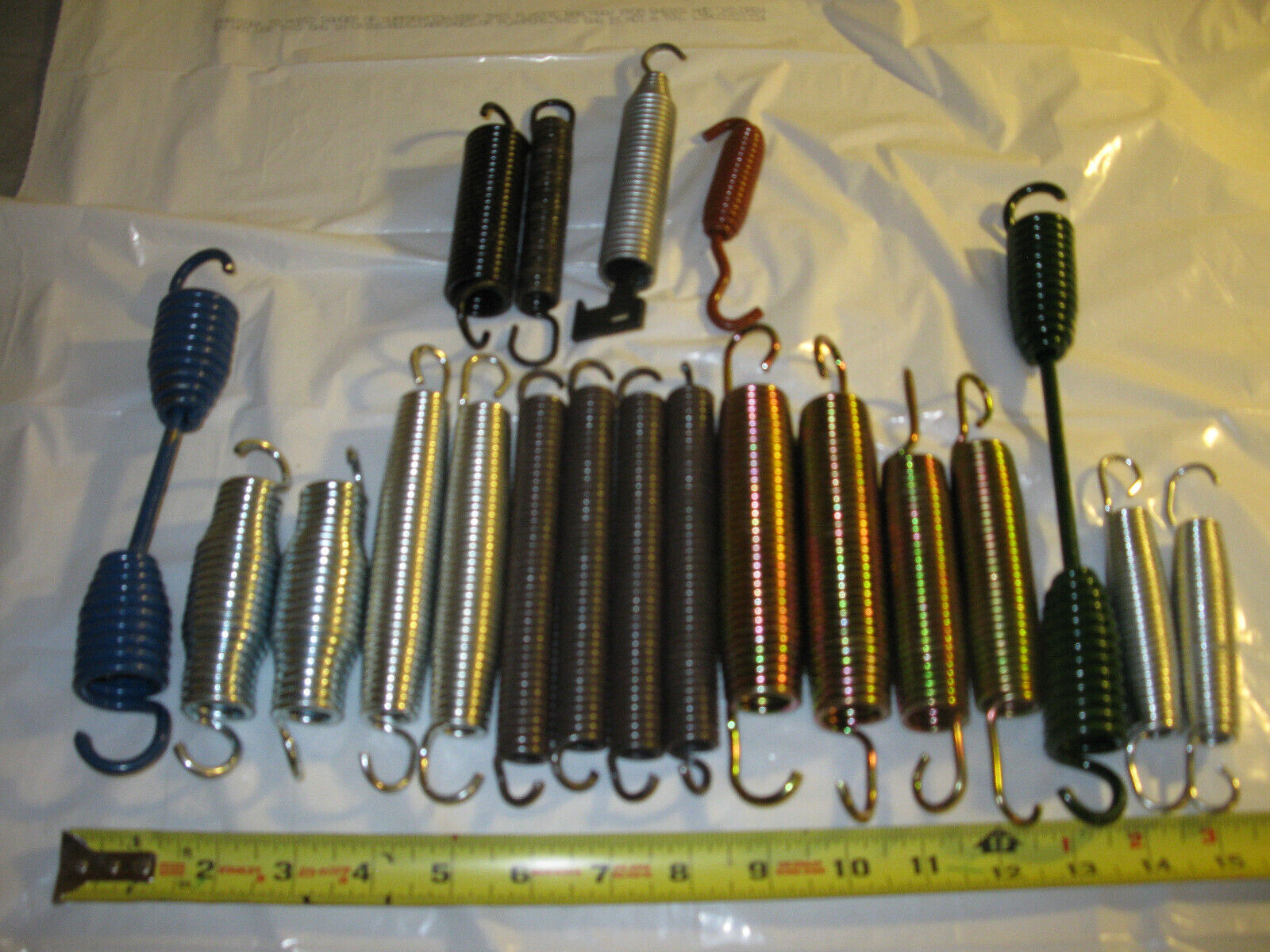 (image for) Twenty large Industrial pull springs spring - Click Image to Close