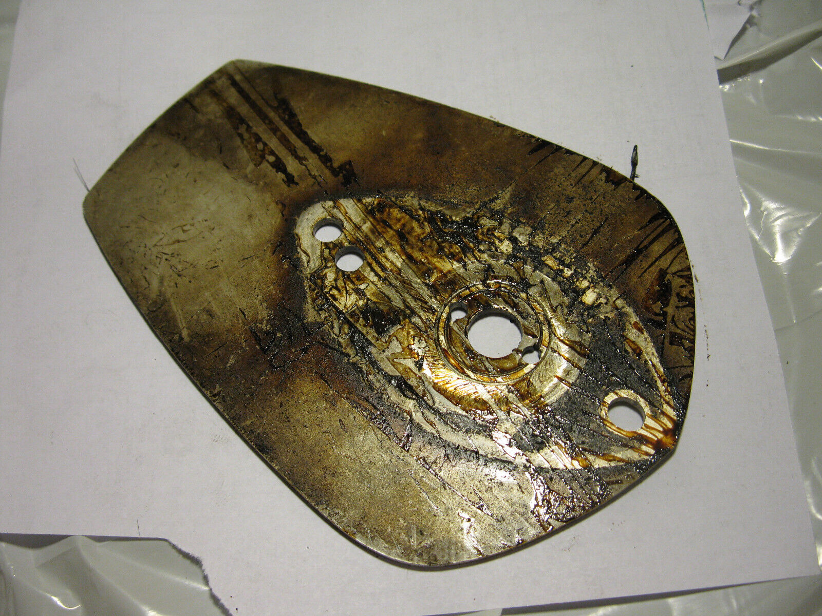 (image for) fin plate Firestone 7.5 hp model 133-7-479 outboard motor - Click Image to Close