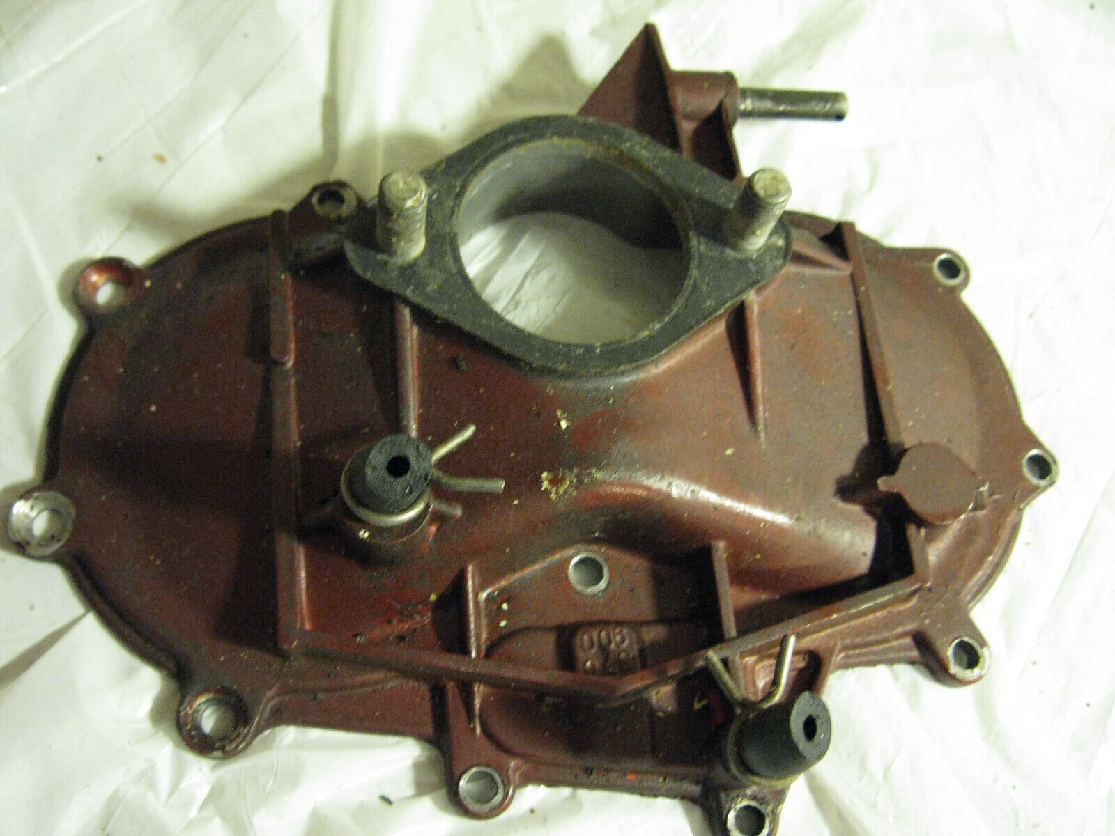 (image for)  intake manifold 1950s Johnson RD-19 outboard motor 30 35 hp - Click Image to Close