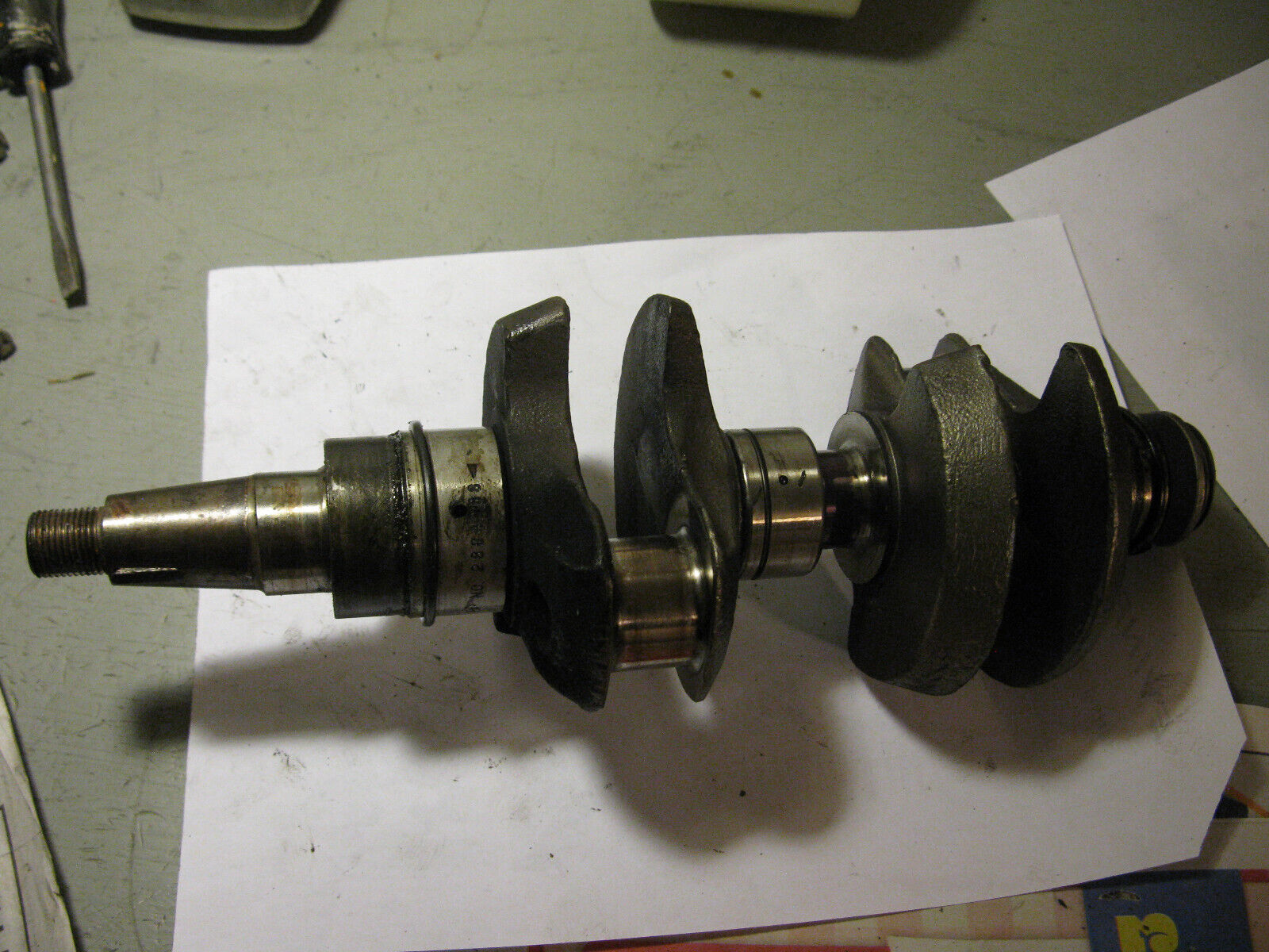 (image for) crankshaft omc 33553B Evinrude Ski Twin 33 Johnson 33 outboard - Click Image to Close