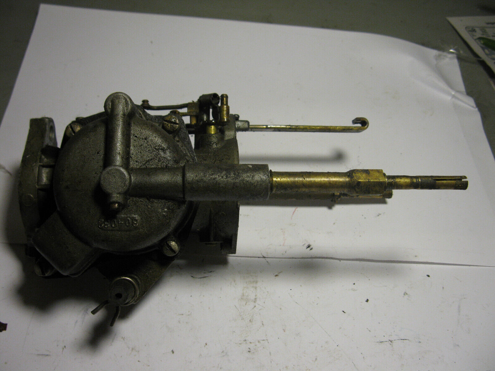 (image for) 1950s Carburetor carb Johnson RD-19 outboard 30 35 40 hp - Click Image to Close