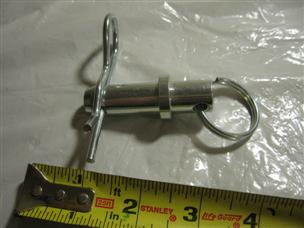 (image for) 5/8 hitch pin 1" grip length Steel with shoulder spring clevis attachment