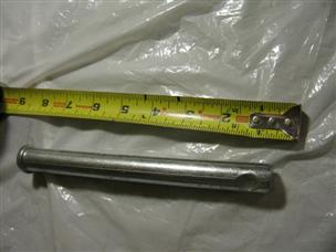 (image for) 3/4 zinc Steel shoulder pin 6 1/4 grip length 