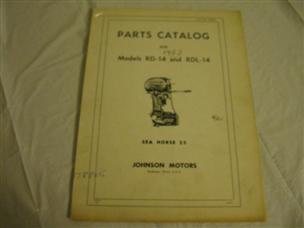 (image for) johnson rd-14 rdl-14 parts catalog 