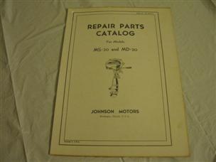 (image for) johnson ms-20 md-20 parts catalog