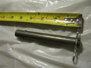 (image for) 5/8 sheared bare mild Steel pin with Knubs and cotter pin 3 1/2 grip length 