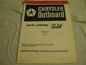 (image for) red band 1979 chrysler 70 skier hp outboard parts catalog