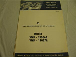 (image for) seaking 35 hp vwb-19086a outboard parts catalog