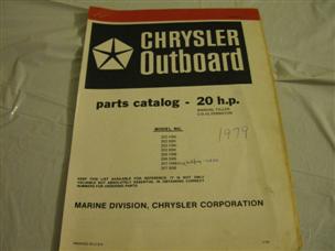 (image for) red band chrysler 20 hp outboard parts catalog