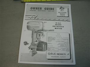 (image for) Gale 12 hp outboard owners guide and parts list 12d15b manual 