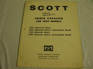 (image for) scott 25 hp outboard parts catalog