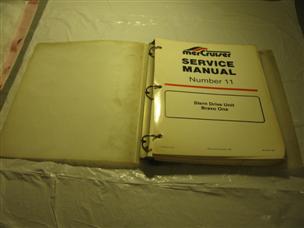 (image for) 1987 90-17431 Mercruiser number 11 Stern drive unit service manual 