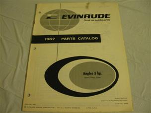 (image for) 1967 Evinrude Angler 5 hp parts catalog 