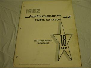 (image for) 1962 Johnson FD-16 parts catalog 