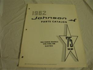 (image for) 1962 johnson 75 hp parts catalog