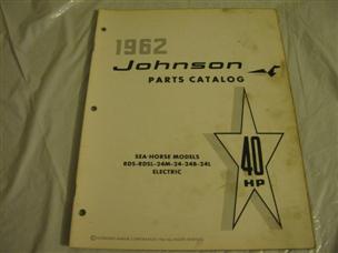 (image for) 1962 johnson rds-24m rds24l electric outboard parts catalog