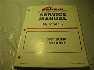 (image for) 1998 High Performance dry sump Mercruiser number 5 service manual 