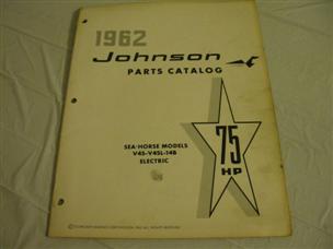 (image for) 1962 Johnson V4-14 electric 75 hp parts catalog 