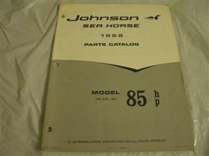 (image for) 1968 johnson V4S-20 V4sl-20a hp outboard parts catalog