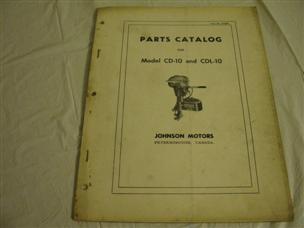 (image for) johnson cd10 cdl10 parts catalog