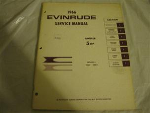 (image for) 1966 evinrude angler service manual