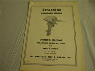 (image for) Forestone 10-A-32 owners manual parts list outboard motor 