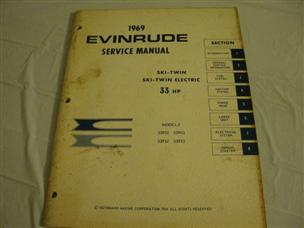 (image for) 1969 Evinrude 33 hp service manual 