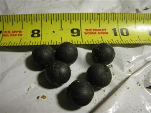 (image for) plastic mounting balls Antique 3.3 hp Evinrude outboard elto