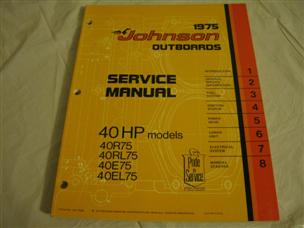 (image for) 1975 johnson 40 hp outboard service manual