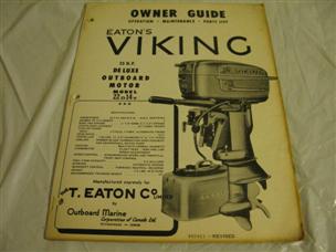 (image for) Viking 25 hp 22d14v outboard owners guide and parts list 