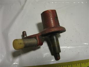 (image for) throttle gear + bushing scre 1950s Johnson model RD-19 outboard Holiday Bronze