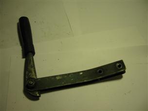 (image for) antique green Elgin tiller handle outboard