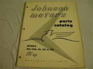 (image for) Johnson FDE-10 parts catalog 