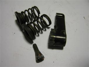 (image for) mixture knob lever 1950s Johnson RDE-19M outboard rde-19