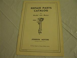 (image for) Johnson Model 100 outboard parts catalog