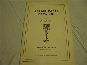 (image for) Johnson Model 300 parts catalog