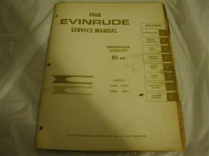 (image for) 1968 evinrude 85 hp service manual