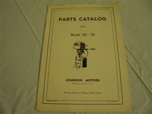 (image for) Johnson Model SD-20 parts catalog