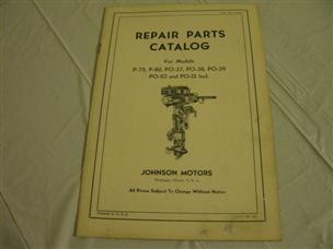 (image for) Johnson Model PO outboard parts catalog