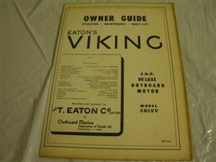 (image for) Viking 3 hp outboard owners guide and parts list 