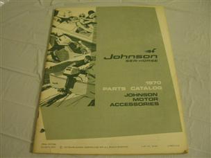 (image for) 1970 johnson outboard accessories parts catalog