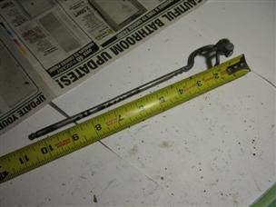 (image for) Shift rod + fork 1960s WHITE Johnson model RD 28 33 35 40 hp outboard